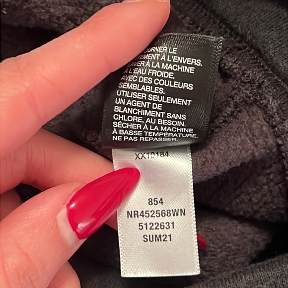 Zella Cara Camo Hoodie Sweatshirt Gray Depths Black 2X - Picture 10 of 11